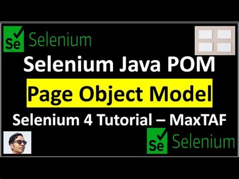 Page Object Model Selenium Webdriver Selenium Java Page Object Model