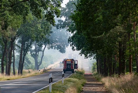 Waldbr Nde In Brandenburg Hunderte Evakuiert Drohnen Foto Zeigt