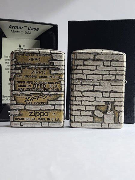 Jual Zippo Original Armor Layered Brick Bottom Design 5 Sisi Japan