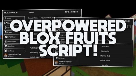 OVERPOWERED Roblox Blox Fruits Hack Script GUI PASTEBIN Auto Farm