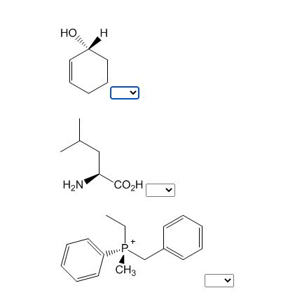 Solved Identify The Absolute Configuration Of The Chirality Chegg