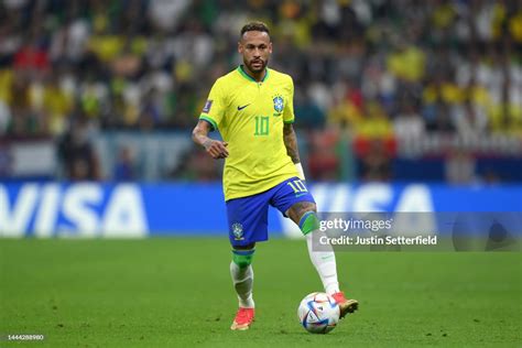 Neymar Of Brazil During The Fifa World Cup Qatar 2022 Group G Match