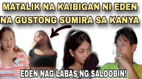 K RAB NAGULAT SA INILABAS NA SALOOBIN NI EDEN GUSTO PALA NYA NA MAGKA