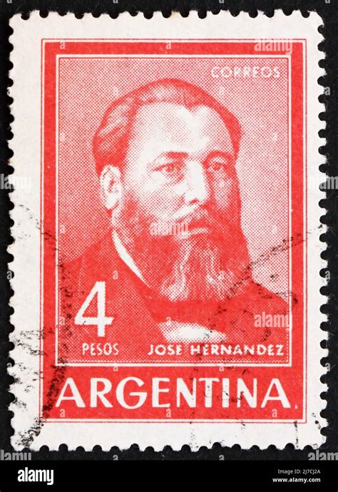 Argentina Circa 1965 A Stamp Printed In The Argentina Shows Jose