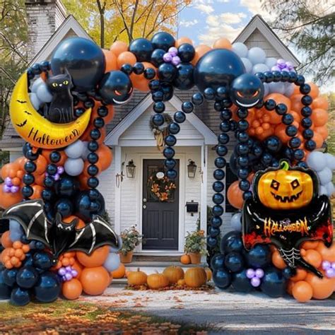 Amazon 187pcs Halloween Balloon Garland Arch Kit Halloween