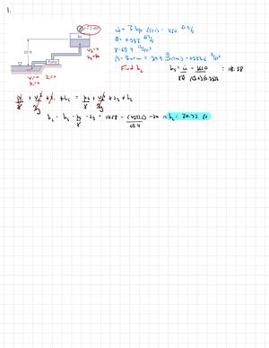 Lab Bernoulli Lab Enme Fluid Mechanics Bernoullis