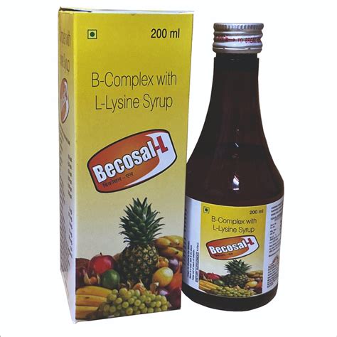 Becosal L B Complex With Lysine Syrup For Oral Ml At Bottle