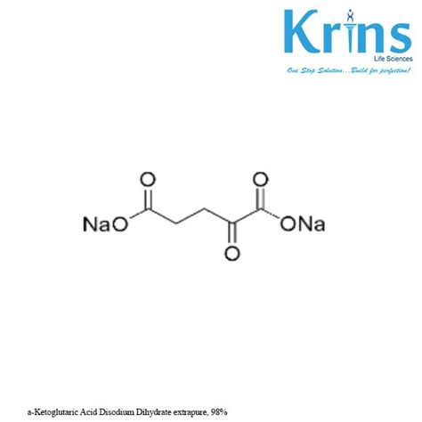 A Ketoglutaric Acid Disodium Dihydrate Extrapure Krins Life Sciences