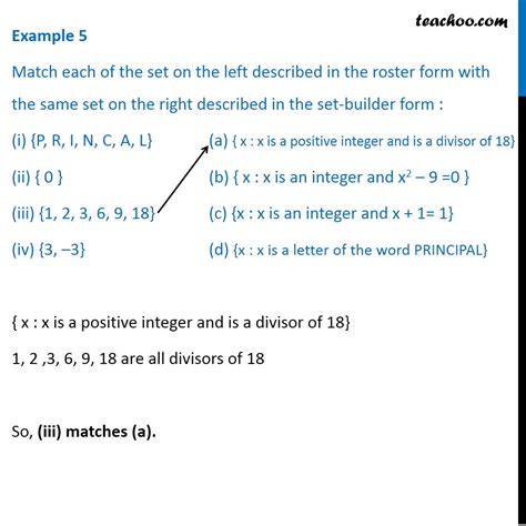 Describe Sets Using Roster And Rule Method