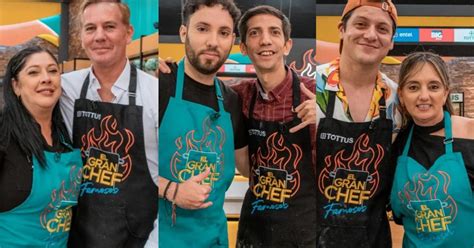 El Gran Chef Famosos El Flaco Granda Gino Pesaressi Y Renato