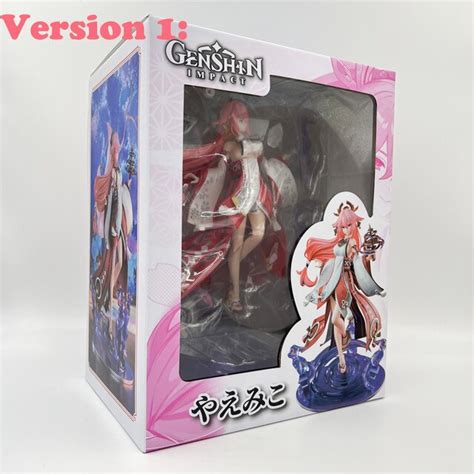 24cm Genshin Impact Yae Miko Anime Girl Figure Toys Genshin Impact