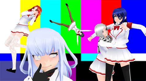 Mmd X Yandere Simulator Student Council Vines And Dance Compilation