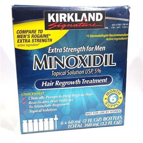 Promo Kirkland Minoxidil Box Segel Isi Botol Made In Israel