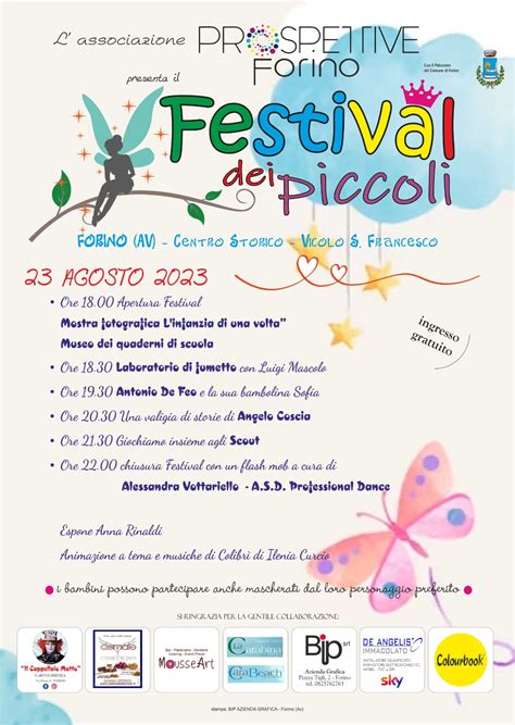 Forino Av Grande Attesa Per Il Festival Dei Piccoli Del Agosto