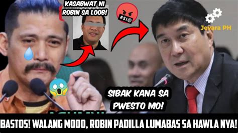 BASTOS RAFFY TULFO PINAIYAK At GINAPOS Sa PIGA Si SENADOR ROBIN