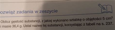 Prosz O Pomoc W Tym Zadaniu Z Chemii Brainly Pl