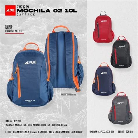 Jual Mochila 02 10L Tas Ransel Arei Outdoorgear Backpack Rei Shopee