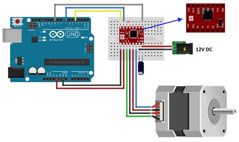 Como Usar O Driver A Motor De Passo Nema Arduino E Cia