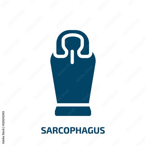 Sarcophagus Vector Icon Sarcophagus History Mummy Filled Icons From