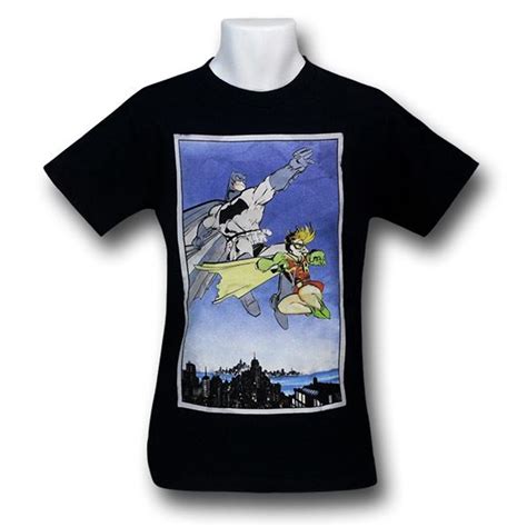 Batman Dark Knight Returns Duo Navy T-Shirt