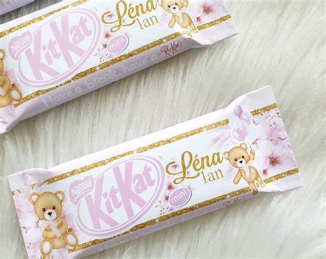 Mini Kit Kat personnalisé thème au choix anniversaire Etsy France