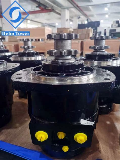 Low Speed High Torque Hydraulic Motor Radial Piston Motor Rexroth Black