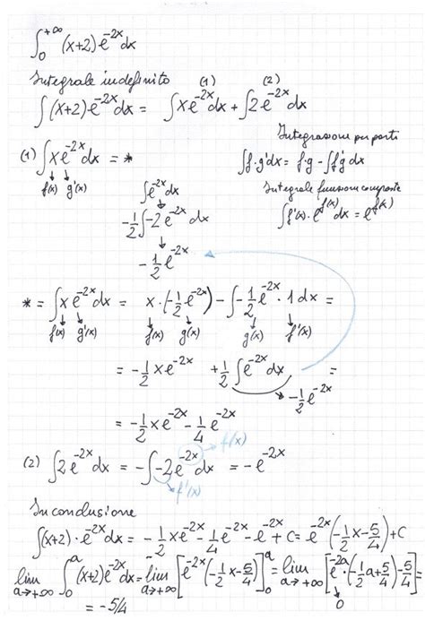 Studio Della Funzione Integrale Int 0 Infty Left X 2
