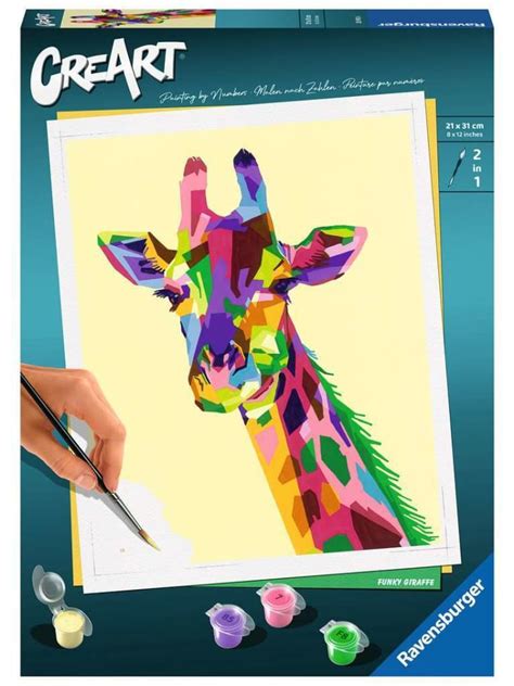 Ravensburger Malprodukte Funky Giraffe Creart Adults Trend Jahre