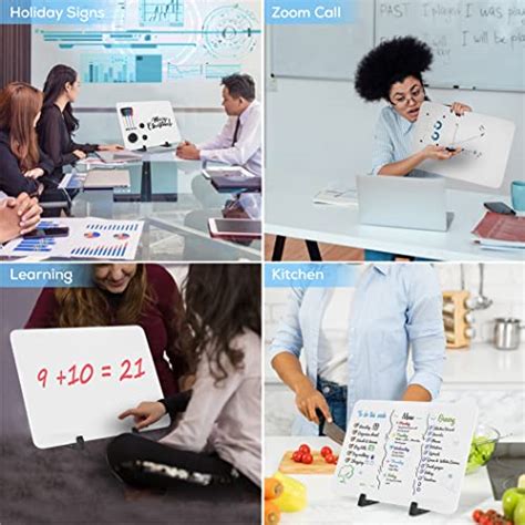 Jotspot Magnetic Dry Erase Whiteboard Double Sided 10 X 14 Inch With