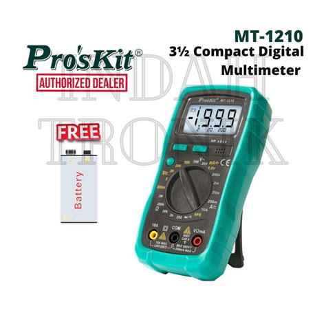 Pro Skit Mt Compact Digital Multimeter Proskit Mt Shopee