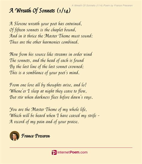 Sonnet Poems About Love With 14 Lines