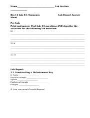 Bio 14 Lab 3 Answer sheet.docx - Name Lab Section Bio 14 Lab #3 ...