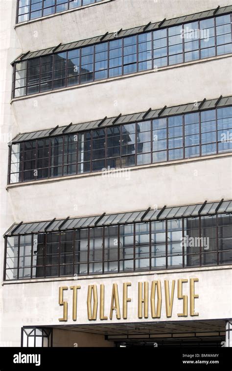 St Olafs House Art Deco Building London 1930s Stock Photo Alamy