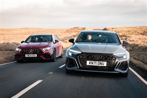 2021 Audi Rs3 Sportback Vs Mercedes Amg A45 S Pistonheads Uk