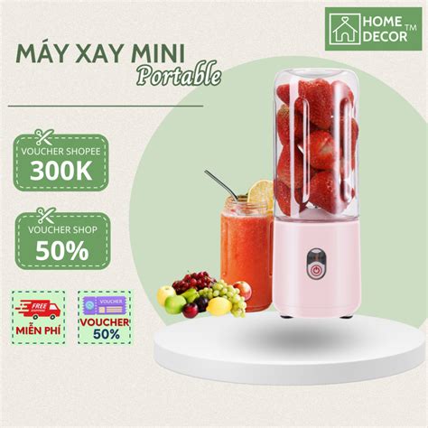 Máy Xay Sinh Tố Cầm Tay 6 Lưỡi Portable Juicing Cup Siêu Khỏe 18000