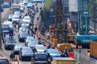 Pembangunan Jalan Layang Non Tol Kp Melayu Tanah Abang DATATEMPO