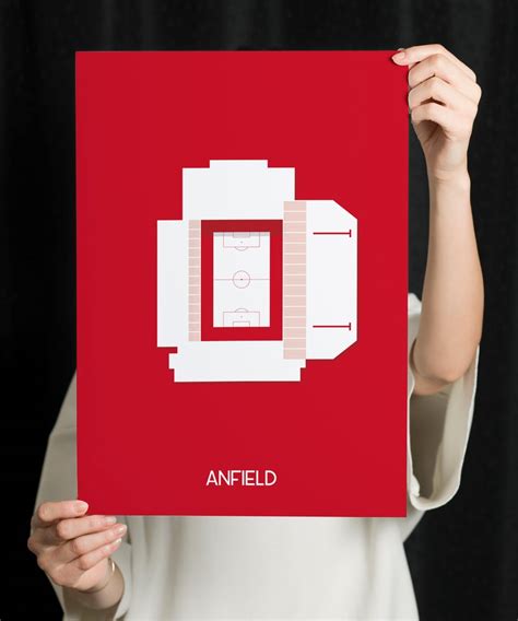 Anfield Stadium Anfield Stadium Poster Anfield Stadium - Etsy