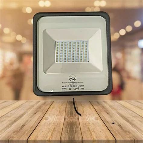 Warm White 100 Watt Led Flood Light In Down Chowk Ip Rating Ip44 At