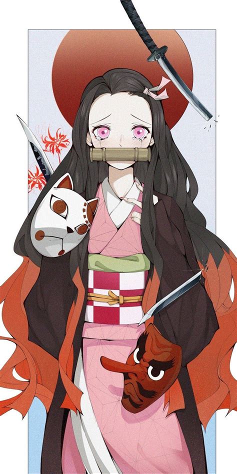 Download Crying Demon Slayer Nezuko Wallpaper