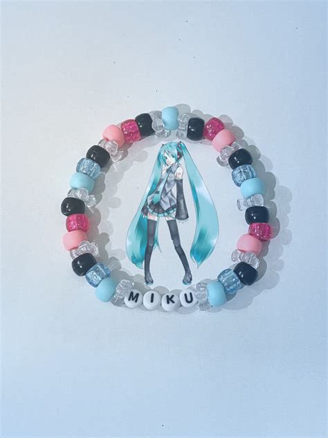 Hatsune Miku Kandi Bracelet Vocaloid Etsy