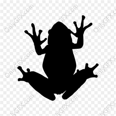 Frog Silhouette (PNG Transparent) | OnlyGFX.com