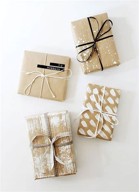 Creative Brown Paper Wrapping Ideas - Decor Hint