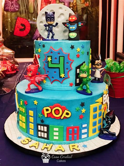 Pj Mask Cake Pj Masks Birthday Cake Pj Masks Birthday Party