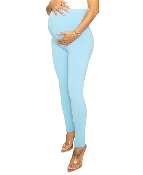 Купить Леггинсы Леггинсы для беременных Baby Mama Naked Wardrobe цвет cиний по цене 3 060