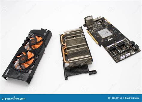 Moscow Russia 12 16 2011 NVIDIA Geforce GTX 465 Graphics Card