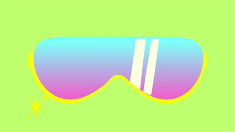 2d Animated Sunglasses 36204046 Stock Video At Vecteezy