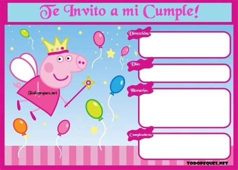 Invitaciones De George Y Peppa Pig Cumpleanos Todo Peques