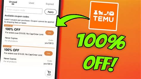 How To Get 100 OFF Coupons On Temu Temu Promo Codes YouTube