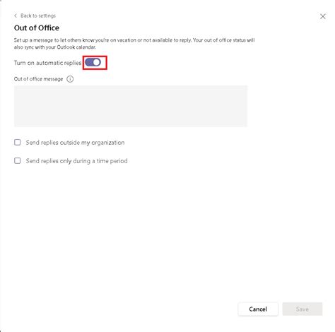 How To Set Out Of Office In Teams Techcult