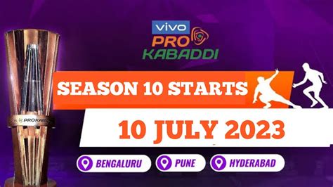 Vivo Pro Kabaddi Starting Date Pkl Season Starting Date Youtube